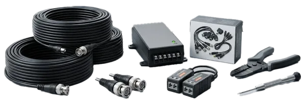CCTV Accessories, Cables &amp; Power Adapters