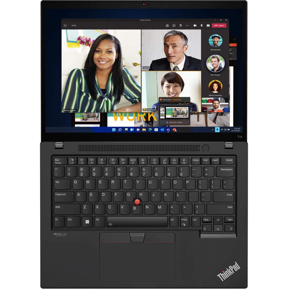Lenovo ThinkPad T14 Gen 5 Laptop – Intel Core Ultra 7 165U vPro, 16GB DDR5, 512GB SSD, 14" FHD+ IPS, Windows 11 Pro, 3-Year Warranty