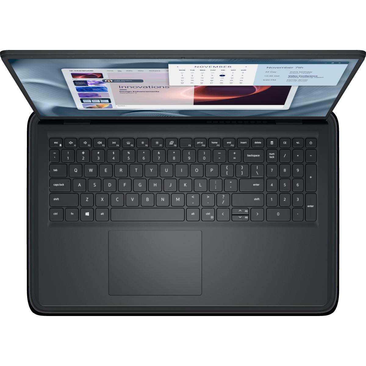Dell Pro 15 Essential PV15250M Laptop – Intel Core 3 100U (14th Gen), 8GB DDR5, 512GB NVMe SSD, 15.6" FHD 120Hz – Carbon Black