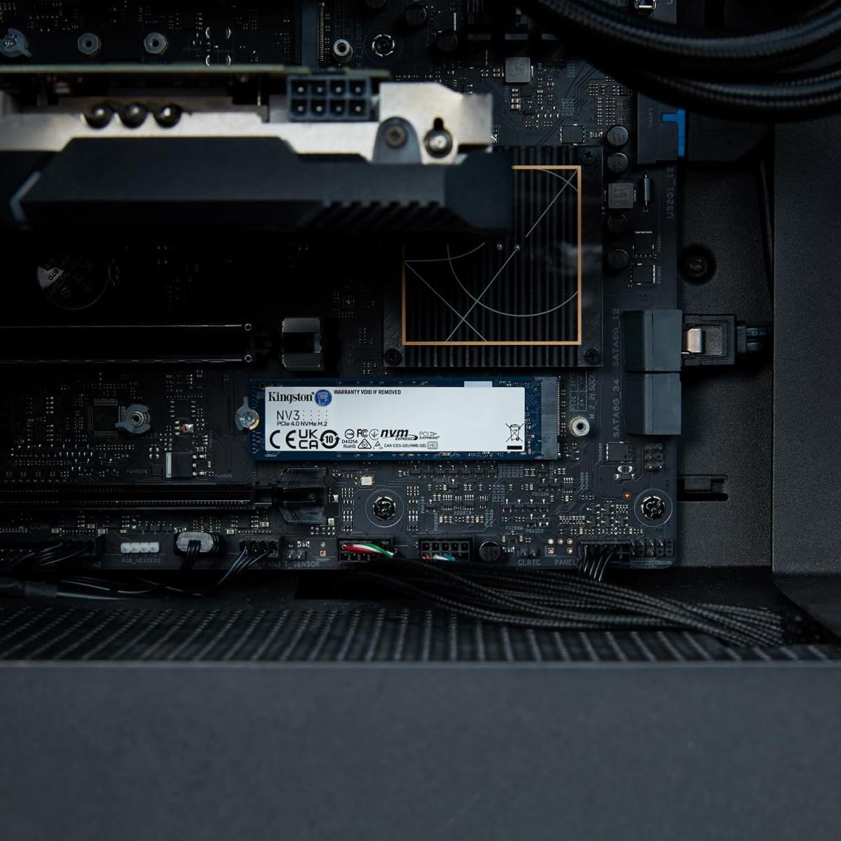 Kingston NV3 1TB NVMe SSD – M.2 2280 PCIe 4.0 Gen 4x4, Up to 6000MB/s
