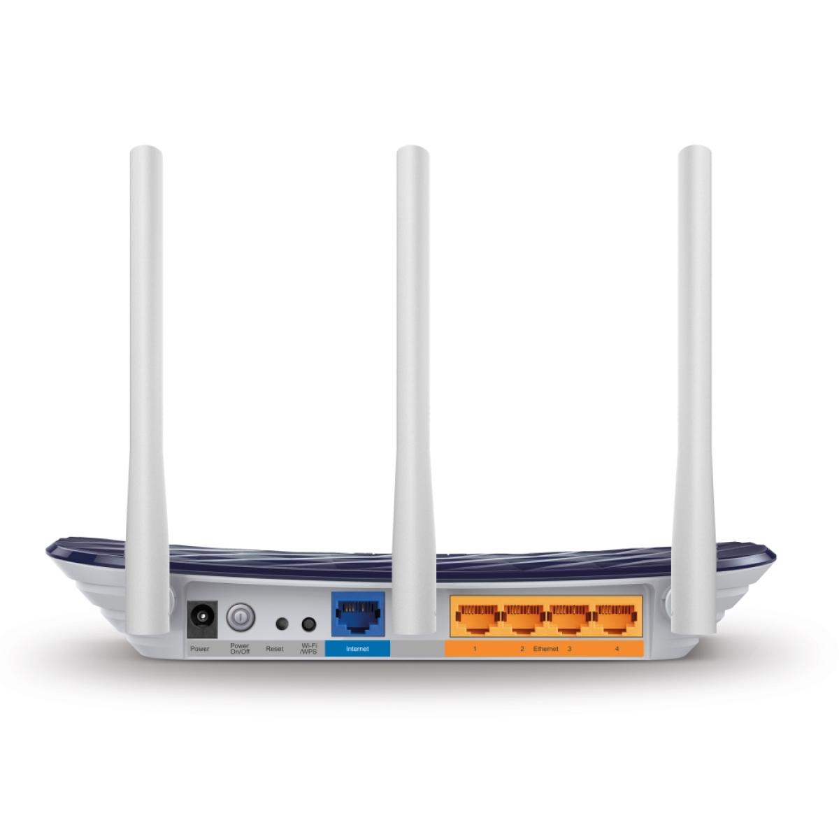 راوتر تي بي لينك Archer C20 AC750 ثنائي النطاق بسرعة 750Mbps مع 3 هوائيات