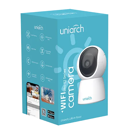 كاميرا مراقبة Uniarch UHO-S2-M3 داخلية 3 ميجابكسل متحركة Pan & Tilt مع Wi-Fi