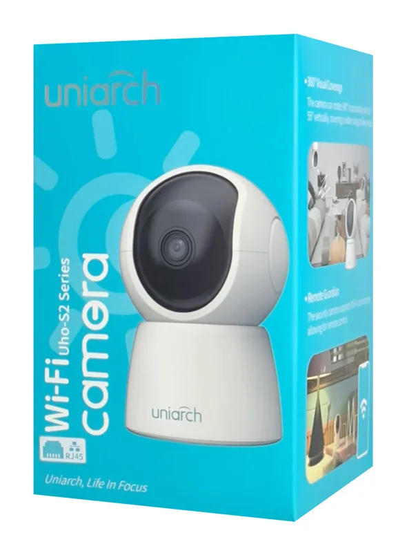 كاميرا Uniarch UHO-S2E-M4 الداخلية بدقة 4 ميجابكسل مع Wi-Fi والصوت
