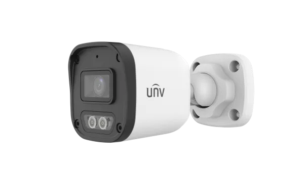 كاميرا مراقبة شبكية بولت يونيارش Uniarch IPC2124LB-F28-DL-ECO دقة 4 ميجابكسل IP إضاءة مزدوجة ذكية خارجية PoE