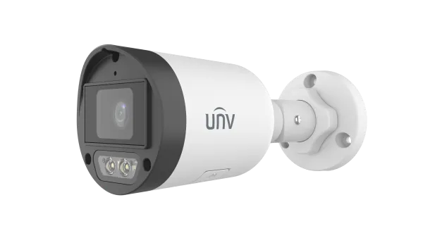 كاميرا مراقبة شبكية بولت يونيارش Uniarch IPC2124LB-F28-DL2 دقة 4 ميجابكسل إضاءة مزدوجة ذكية خارجية PoE