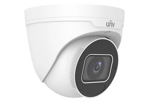 كاميرا مراقبة شبكية قبة توريت متحركة يونيارش Uniarch IPC3635LB-DZK-H دقة 5 ميجابكسل عدسة متغيرة بمحرك Motorized فئة Prime-I تقنية PoE
