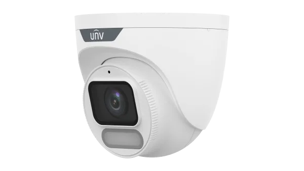 كاميرا مراقبة شبكية قبة توريت يونيارش Uniarch IPC3628LE-DF28K-WP دقة 8 ميجابكسل 4K تصوير ملون 24/7 OwlView إضاءة دافئة PoE
