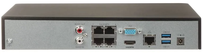 جهاز تسجيل شبكي NVR501-04B سعة 4 قنوات بدقة 4K وباندويث مرتفع 80Mbps ودعم قرص صلب 1 SATA