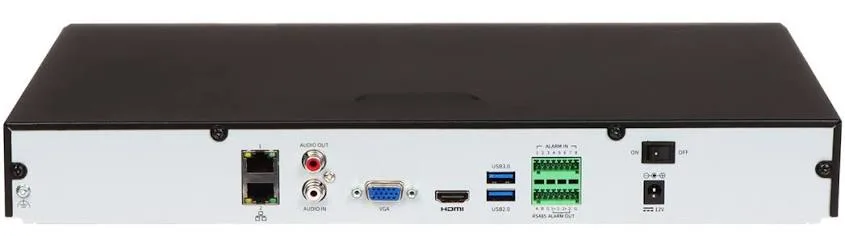 جهاز تسجيل شبكي NVR502-32B سعة 32 قناة بدقة 4K وباندويث فائق 320Mbps/160Mbps ودعم قرصين صلبين 2 SATA