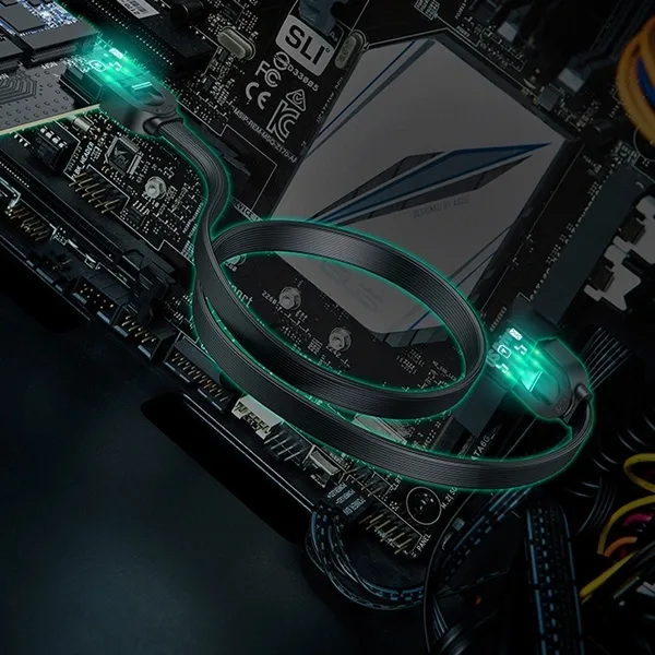 كارت توسعة مزدوج يوجرين UGREEN M.2 M-Key (NVMe) و M.2 B-Key (SATA) إلى PCIe 3.0 x4 بسرعة 32Gbps موديل 70504