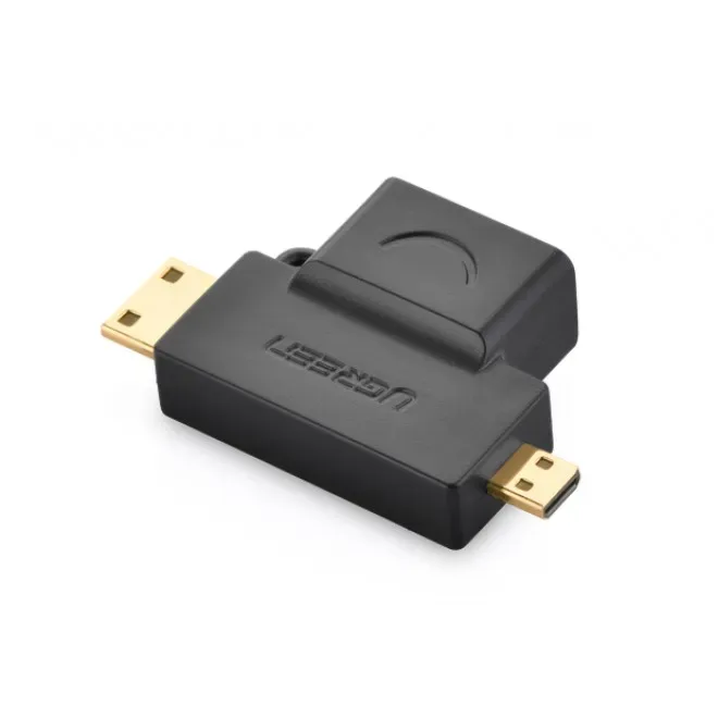 محول ورأس فيديو مدمج يوجرين UGREEN يدعم دقة 4K (خيارات التحويل من ميني ومايكرو إلى HDMI أنثى)