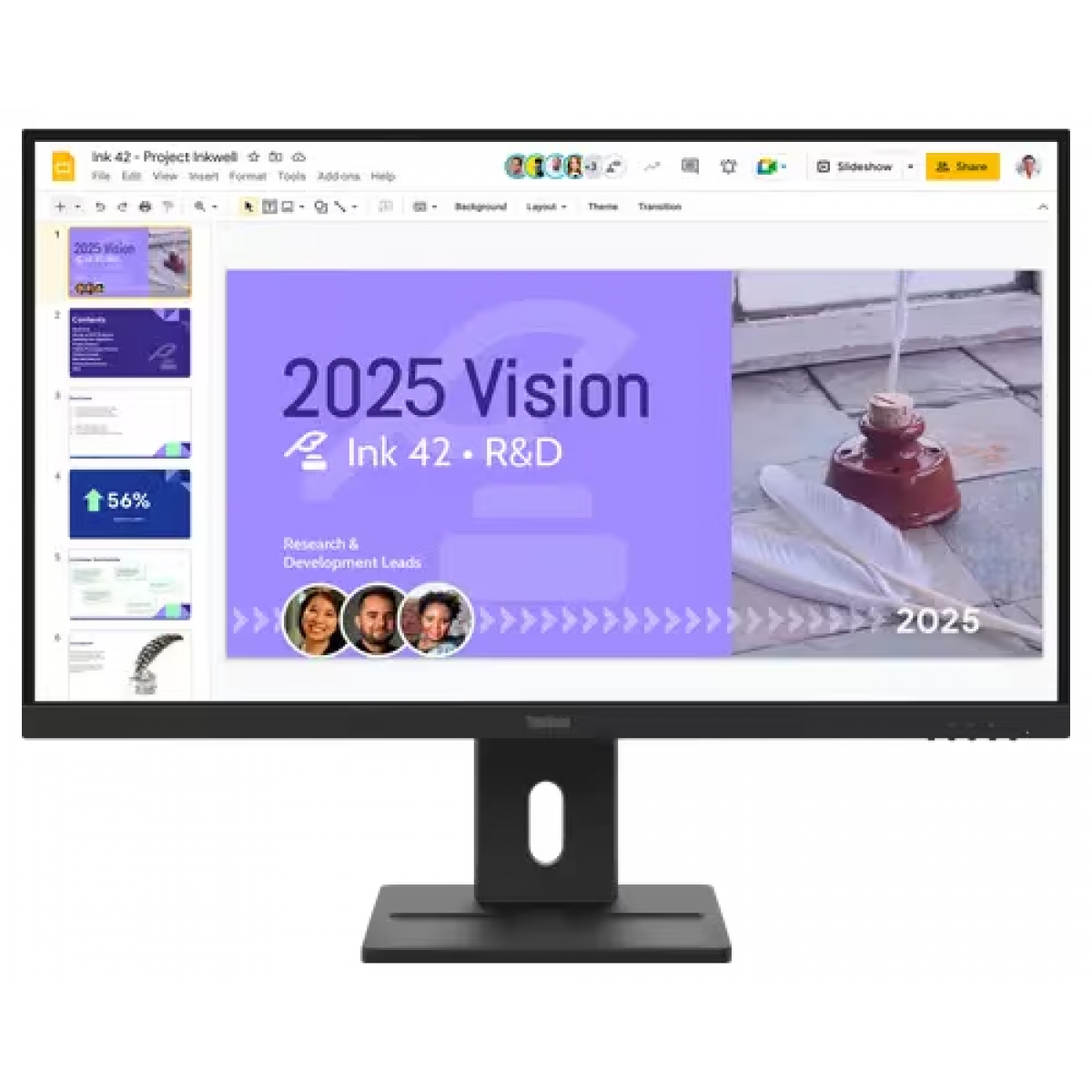 Lenovo ThinkVision E27q-40 Monitor – 27" QHD IPS Business Display, 100Hz, 99% sRGB, Built-in Speakers, HDMI & DisplayPort, Adjustable Stand – 3 Year Warranty