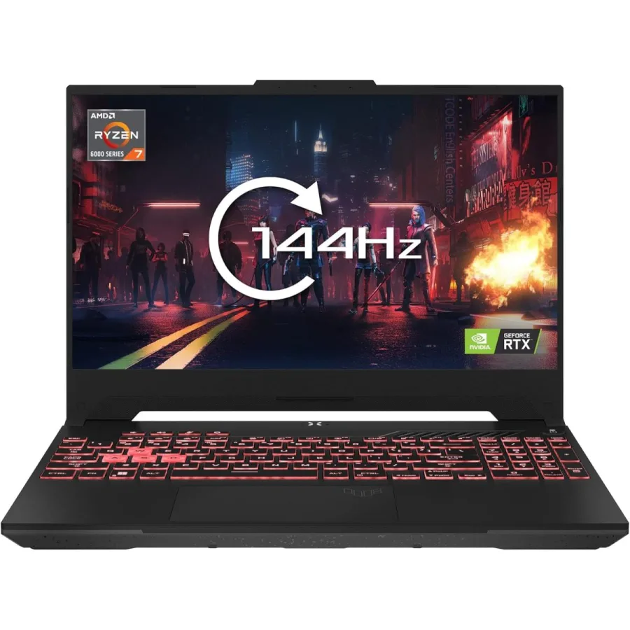 ASUS TUF Gaming A15 Laptop – AMD Ryzen 7 170, RTX 3050 4GB, 16GB DDR5, 512GB SSD, 15.6" FHD 144Hz – Graphite Black