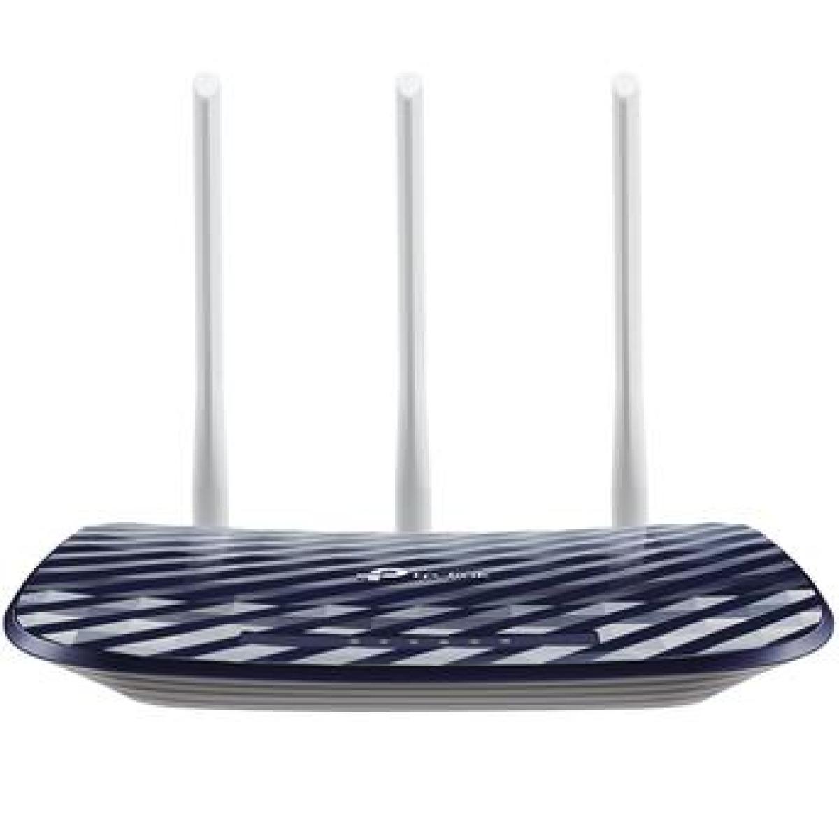 راوتر تي بي لينك Archer C20 AC750 ثنائي النطاق بسرعة 750Mbps مع 3 هوائيات