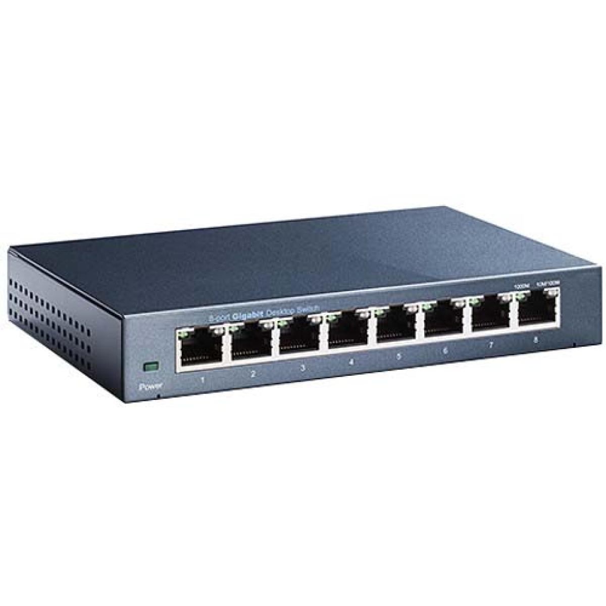 8 Port Gigabit 100/1000 Switch