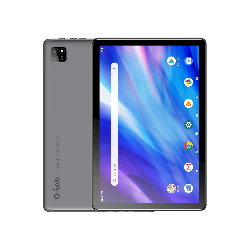 G-TAB T10 Tablet – 10.1" IPS LCD Display, 8GB RAM (4+4), 128GB Storage, 4G + WiFi 5G, Android 14, 6580mAh
