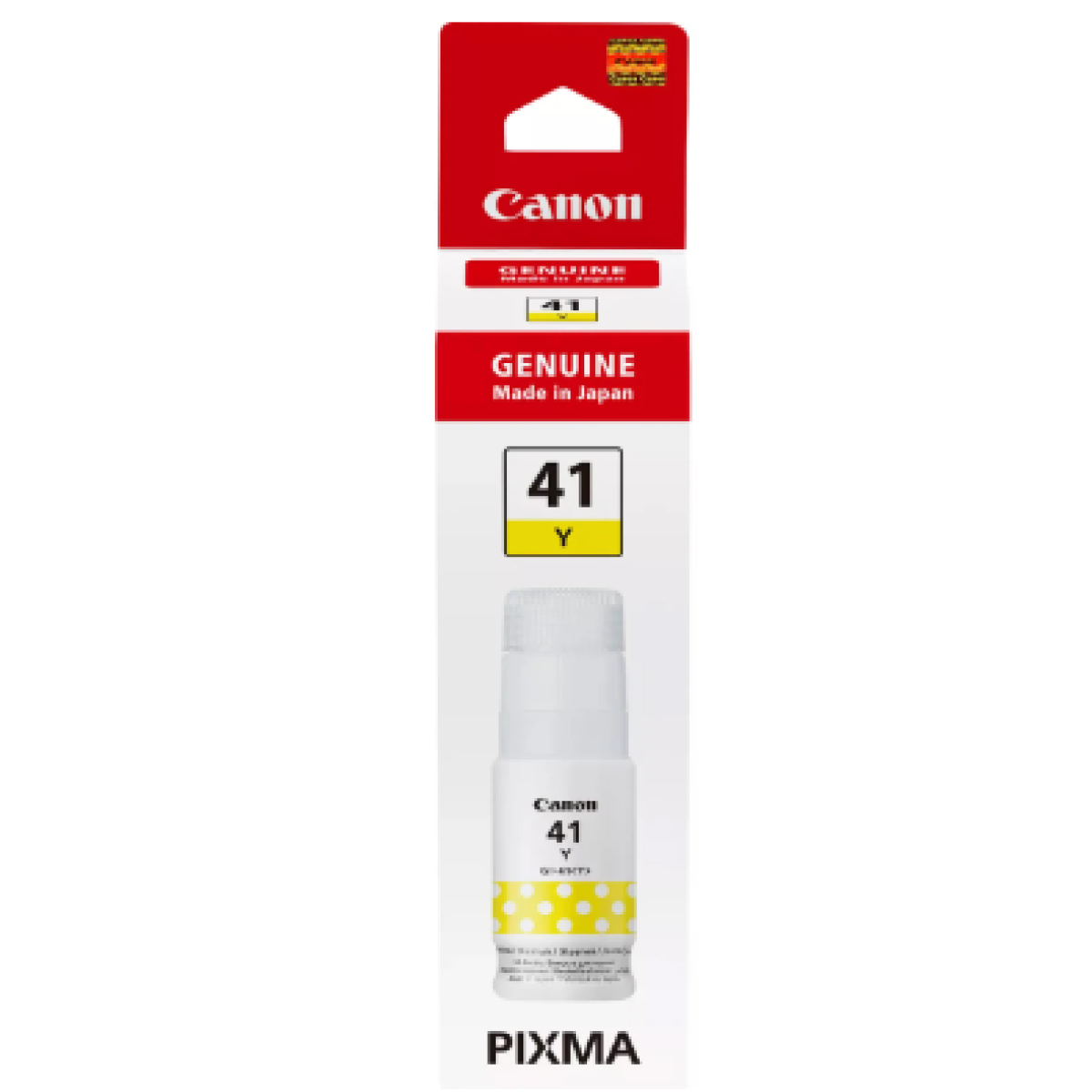 Canon GI-41s Y Refillable Ink Cartridge for Pixma Ink Printers - Yellow