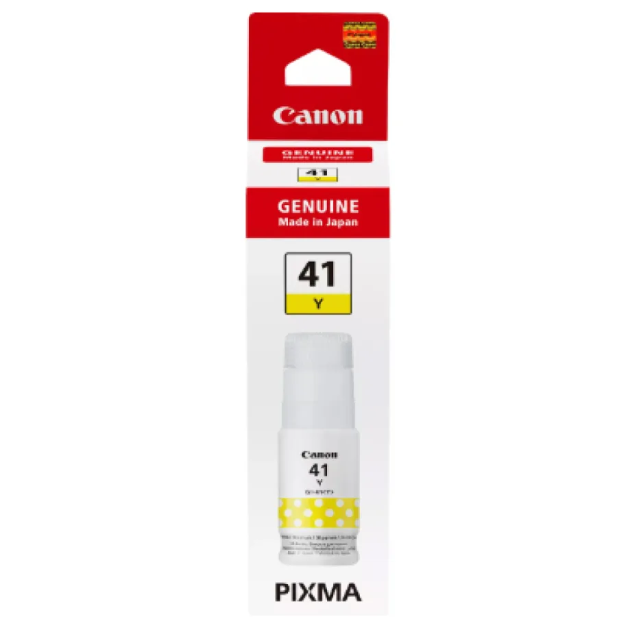 Canon GI-41s Y Refillable Ink Cartridge for Pixma Ink Printers - Yellow