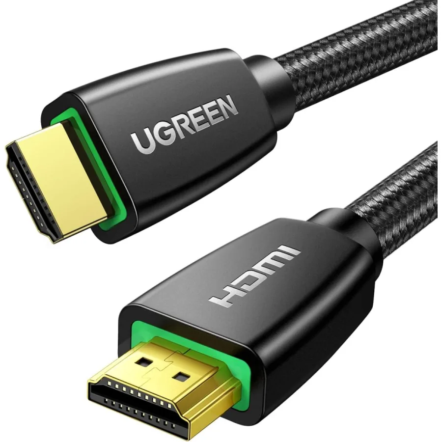 كيبل UGREEN HDMI عالي السرعة بطول 15 متر – 4K@60Hz، مضفر، بسرعة 18Gbps