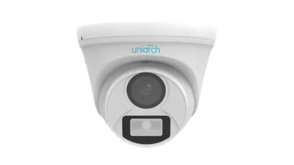 كاميرا مراقبة قبة توريت يونيارش Uniarch UAC-T115-F28-W دقة 5 ميجابكسل تصوير ملون 20 متر إضاءة بيضاء