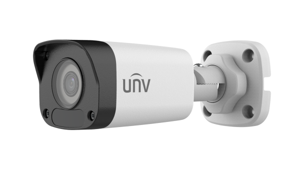 كاميرا مراقبة شبكية بولت يونيارش Uniarch IPC2124LB-SF28-A دقة 4 ميجابكسل أشعة تحت الحمراء IR رؤية ليلية PoE خارجية