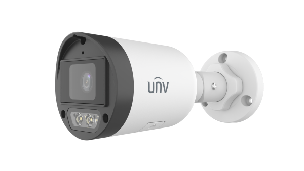 كاميرا مراقبة شبكية بولت يونيارش Uniarch IPC2124LB-F28-DL2 دقة 4 ميجابكسل إضاءة مزدوجة ذكية خارجية PoE