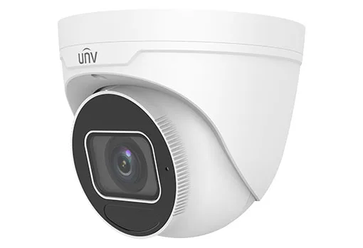 كاميرا مراقبة شبكية قبة توريت متحركة يونيارش Uniarch IPC3635LB-DZK-H دقة 5 ميجابكسل عدسة متغيرة بمحرك Motorized فئة Prime-I تقنية PoE