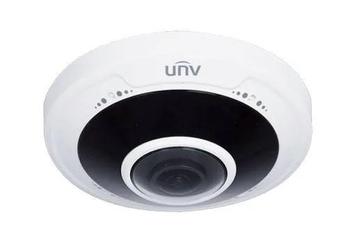 كاميرا مراقبة شبكية عين السمكة يونيارش Uniarch IPC815SB-ADF14K-I0 دقة 5 ميجابكسل بانورامية 360 درجة OmniView رؤية ليلية IR مع PoE