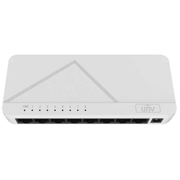 سويتش شبكة يونيارش NSW1010-8T-IN بـ 8 منافذ سرعة 10/100 ميجابت بهيكل بلاستيكي مكتبي