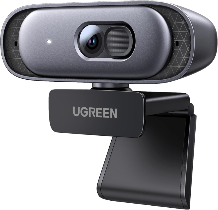 كاميرا ويب USB جديدة عالية الوضوح يوجرين UGREEN CM778 بغطاء حماية للخصوصية ومايكروفون مدمج موديل 35626