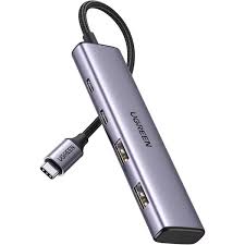 UGREEN CM473 USB-C to 2-Port USB-A + 2-Port USB-C Hub up to 5Gbps (Aluminium Case) - Model 15395