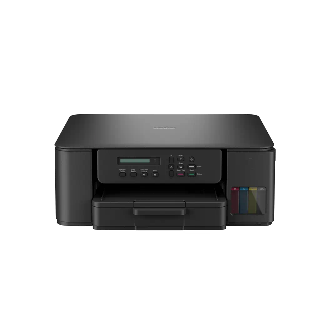 طابعة برذر Brother DCP-T530DW متعددة الوظائف 3 في 1 بخزان حبر قابل لإعادة التعبئة مع طباعة تلقائية على الوجهين وواي فاي