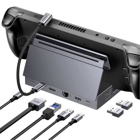محطة إرساء ألعاب يو إس بي سي احترافية جديدة يوجرين UGREEN مع مخرج DisplayPort ومنافذ 10Gbps وشبكة RJ45 جيجابت وشحن PD موديل 55733