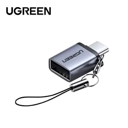 وصلة ومحول OTG يو إس بي سي 3.1 معدني فاخر يوجرين UGREEN مع سلسلة ميدالية موديل 50283