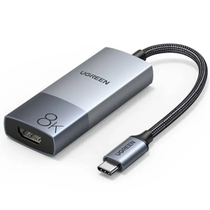 محول ووصلة يو إس بي سي إلى HDMI فائق الدقة 8K يوجرين UGREEN بهيكل ألمنيوم موديل 50338