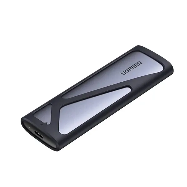 حاوية وكابينة قرص صلب خارجي هجينة يوجرين UGREEN تدعم بروتوكولين M.2 NVMe و M.2 SATA عبر منفذ USB-C موديل 90264