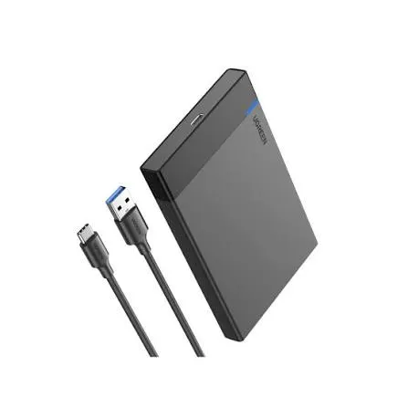 حاوية وكابينة هارد ديسك خارجي 2.5 بوصة يوجرين UGREEN بمنفذ USB-C فائق السرعة موديل 50743
