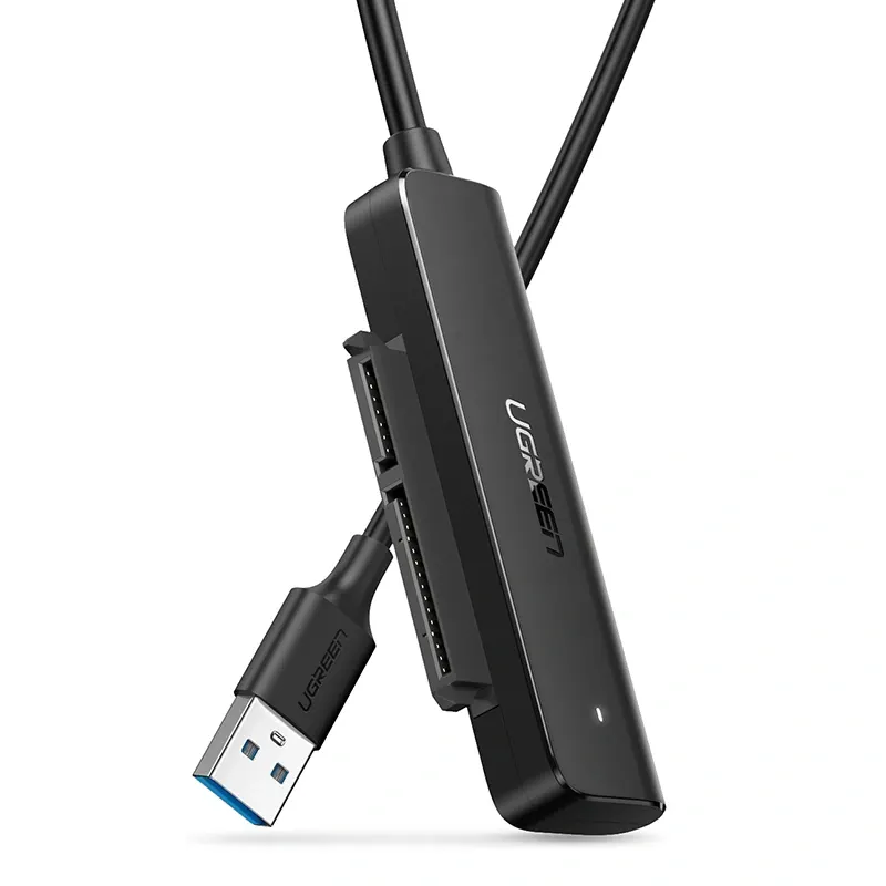كابل ومحول توصيل يو إس بي USB-A إلى ساتا SATA لأقراص 2.5 بوصة يوجرين UGREEN بطول 50 سم موديل 70609