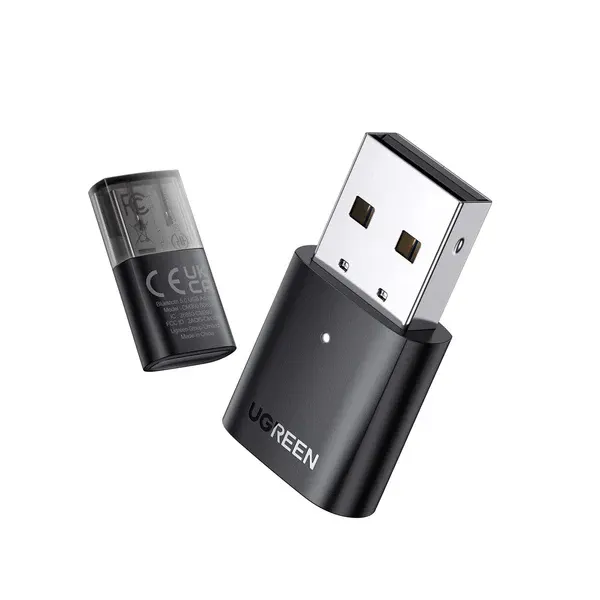 محول ولاقط بلوتوث يو إس بي 5.0 يوجرين UGREEN USB Bluetooth 5.0 ميني موديل 80889 (أسود)