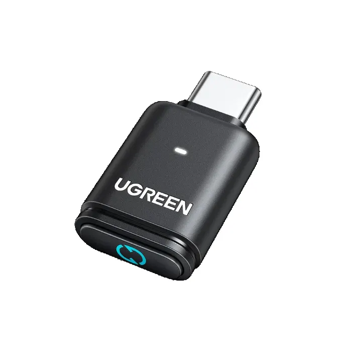 جهاز إرسال صوت بلوتوث 5.3 يو إس بي سي مع دعم aptX يوجرين UGREEN لمنصات الألعاب والحواسيب موديل 45008